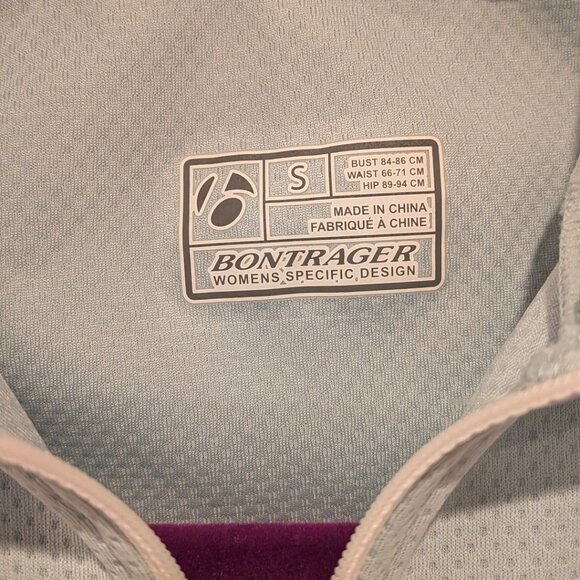 Bontrager Women’s Black & White Cycling Jersey – Size Small, New - Picture 2 of 2